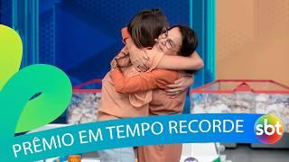 Participante ganha prêmio máximo em tempo recorde | Roda a Roda (22/03/26)