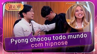 Pyong impressiona com hipnose ao vivo no palco | Sabadou com Virginia (13/03/26)