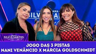 Jogo das 3 Pistas: Márcia Goldschmidt X Nani Venâncio | Programa Silvio Santos (01/06/25)