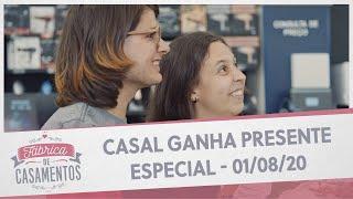 Casal ganha presente especial | Fábrica de Casamentos - 01/08/20