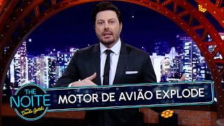 Motor de avião explode após decolagem no aeroporto de Guarulhos | The Noite (30/03/26)