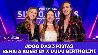 Jogo das 3 Pistas: Renata Kuerten x Dudu Bertholini | Programa Silvio Santos (16/03/25)
