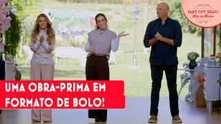 Cake vintage de tirar o fôlego! Será que os confeiteiros vão conseguir entregar algo parecido?