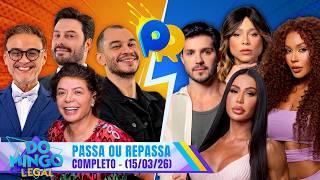 TIME BLOGUEIRINHA vs TIME THE NOITE no Passa ou Repassa | Domingo Legal (15/03/26)