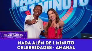 Nada Além de 1 Minuto - Celebridades: Amaral | Programa Silvio Santos (01/03/26)