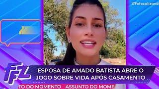 Esposa de Amado Batista causa ao falar do trabalho após o casamento | Fofocalizando (17/07/25)
