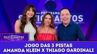 Jogo das 3 Pistas: Amanda Klein x Thiago Gardinali | Programa Silvio Santos (01/03/26)