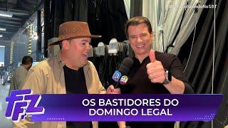 Confira os bastidores da gravação do Domingo Legal | Fofocalizando 23/05/25