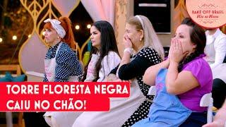 Torre Floresta Negra desaba no chão! Veja tudo o que rolou prova técnica | Bake Off Brasil (Parte 1)
