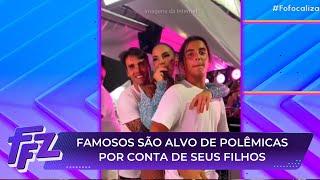 Famosos deixam seus filhos cantarem em shows e entram em polêmica | Fofocalizando (17/07/25)