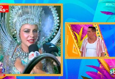 Paolla Oliveira fala sobre despedida do Carnaval: "Dia feliz"