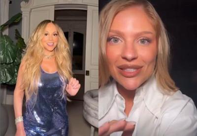 Luísa Sonza invade mansão de Mariah Carey e é surpreendida pela cantora