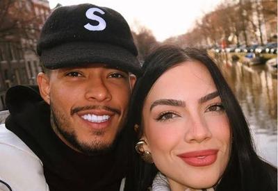 Ela disse sim! Felipe Amorim pede sua namorada em casamento