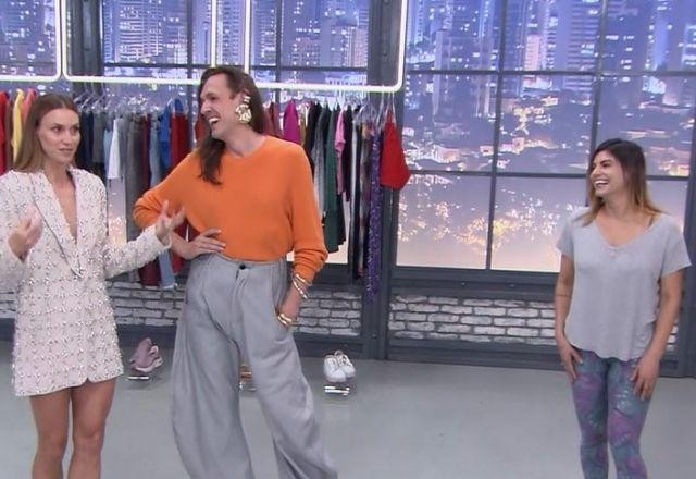 Dudu Bertholini, Renata Kuerten e participante em foto