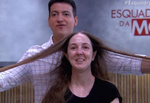 Rodrigo Cintra e participante Andréia em foto