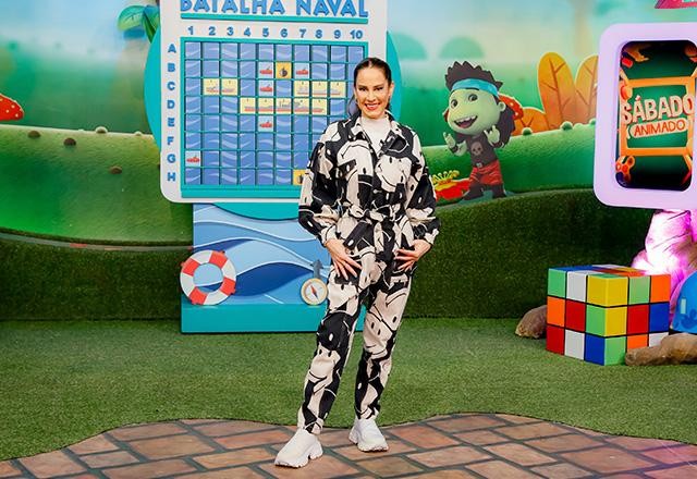 Silvia Abravanel no Sábado Animado