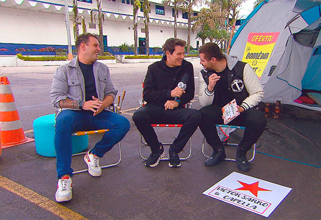 Victor Sarro e Rodrigo Capella e Celso Portiolli