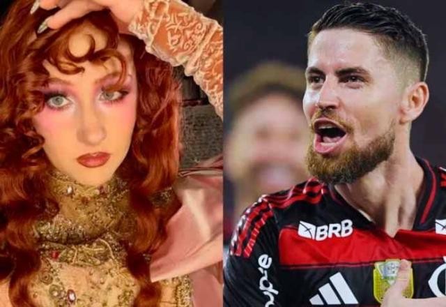 Jorginho e Chappell Roan lado a lado