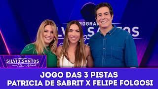 Jogo das 3 Pistas: Patricia de Sabrit X Felipe Folgosi | Programa Silvio Santos (12/04/26) Jogo das 3 Pistas: Patricia de Sabrit X Felipe Folgosi | Programa Silvio Santos (12/04/26)