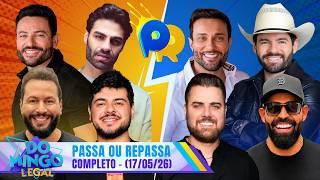 TIME ZÉ NETO vs CRISTIANO no Passa ou Repassa | Domingo Legal (17/05/26) TIME ZÉ NETO vs CRISTIANO no Passa ou Repassa | Domingo Legal (17/05/26)