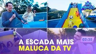 A escada mais maluca da tv desafia competidores no Tô Liso | Domingo Legal (19/04/26) A escada mais maluca da tv desafia competidores no Tô Liso | Domingo Legal (19/04/26)